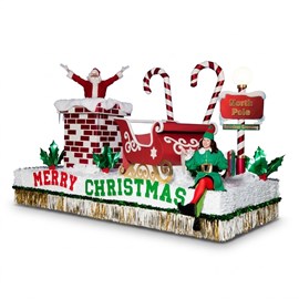 Complete Christmas Time Is Here Parade Float Decorating Kit